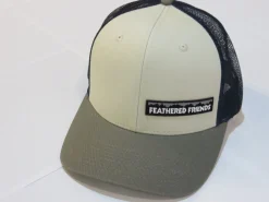 Feathered Friends Pro Style Trucker Offset Mountain Logo Patch Hat