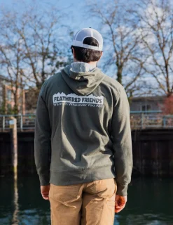 Feathered Friends Zippered Hooded Sweatshirt